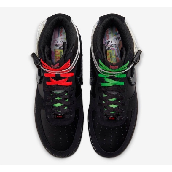 LAUREN HALSEY X AIR FORCE 1 HIGH LE 'ALL FOR1 -LA' - Picture 2 of 6